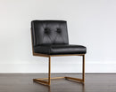 Sunpan Virelles Dining Chair - Bravo Black/Zenith Graphite Grey/Zenith Soft Grey