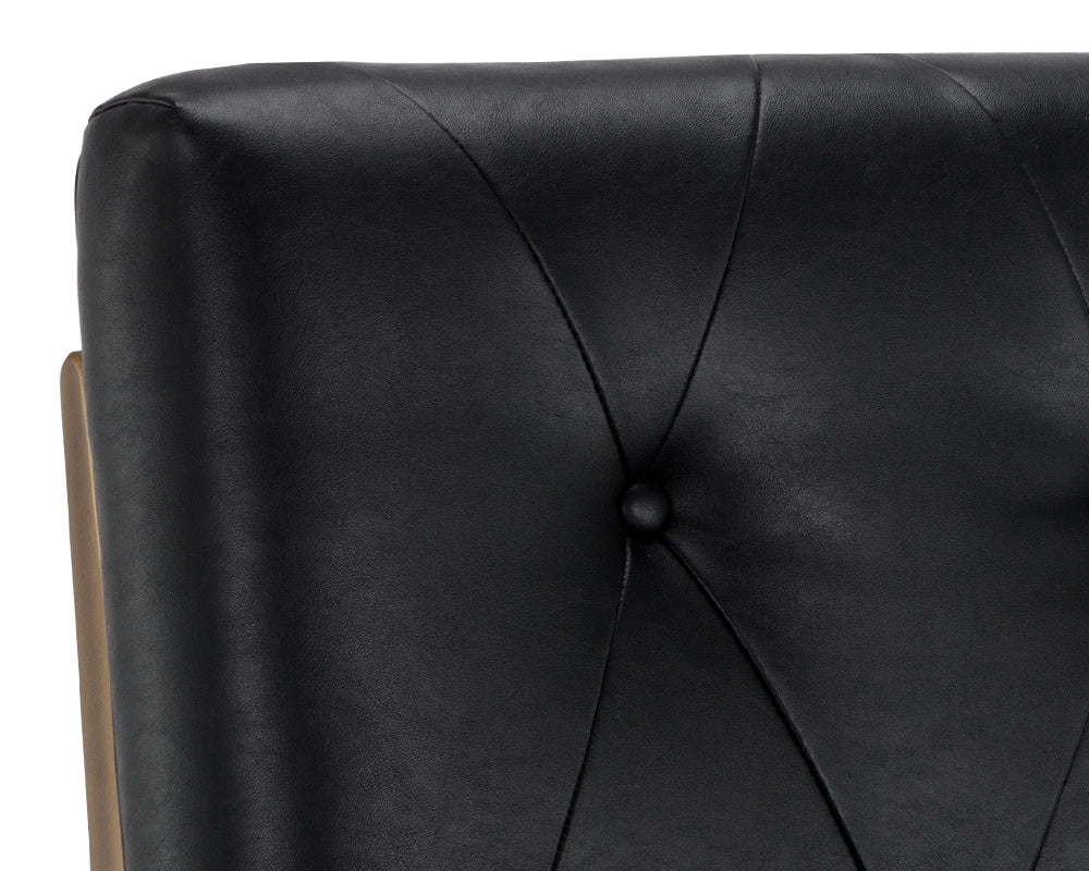 Sunpan Virelles Dining Chair - Bravo Black/Zenith Graphite Grey/Zenith Soft Grey