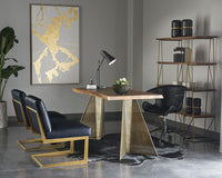 Sunpan Virelles Lounge Chair - Bravo Admiral/Bravo Cream