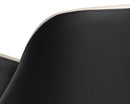 Sunpan Hagan Dining Armchair - Dillon Cream and Dillon Black/Dillon Steel And Dillon Williamsburg