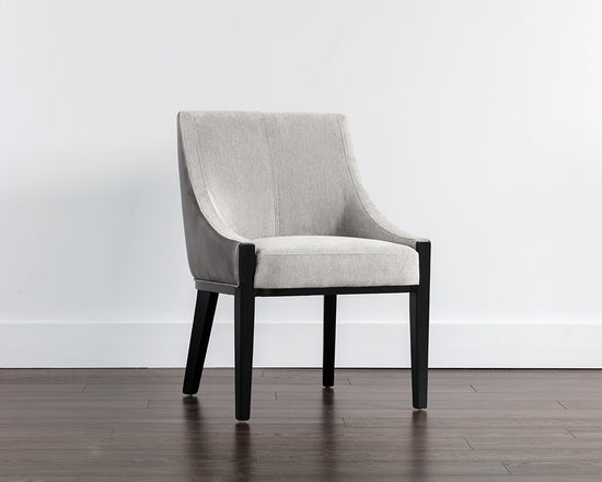 Sunpan Aurora Dining Chair - Polo Club Stone / Overcast Grey