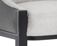 Sunpan Aurora Dining Chair - Polo Club Stone / Overcast Grey
