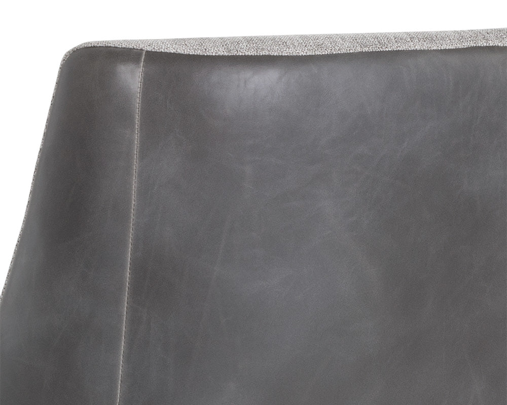 Sunpan Aurora Dining Chair - Polo Club Stone / Overcast Grey
