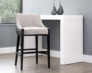Sunpan Aurora Barstool - Polo Club Stone / Overcast Grey