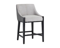 Sunpan Aurora Counter Stool - Polo Club Stone / Overcast Grey