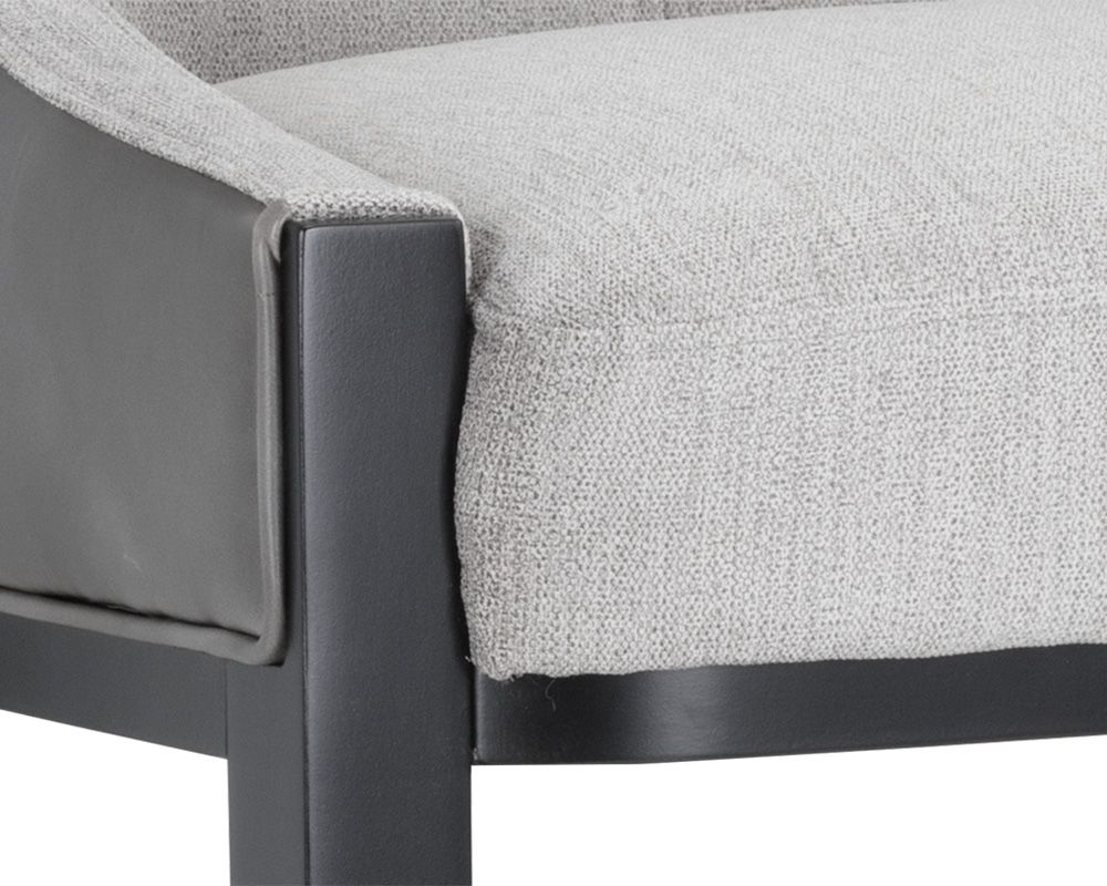 Sunpan Aurora Counter Stool - Polo Club Stone / Overcast Grey