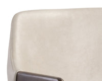 Sunpan Milton Dining Armchair - Bravo Cream/Leo Olive/ Polo Club Stone