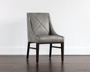 SUNPAN Zion Dining Chair - Bravo Metal /  Tobacco Tan