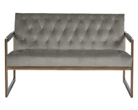 Sunpan Monde 2 Seater Lounge Chair - Antonio Charcoal