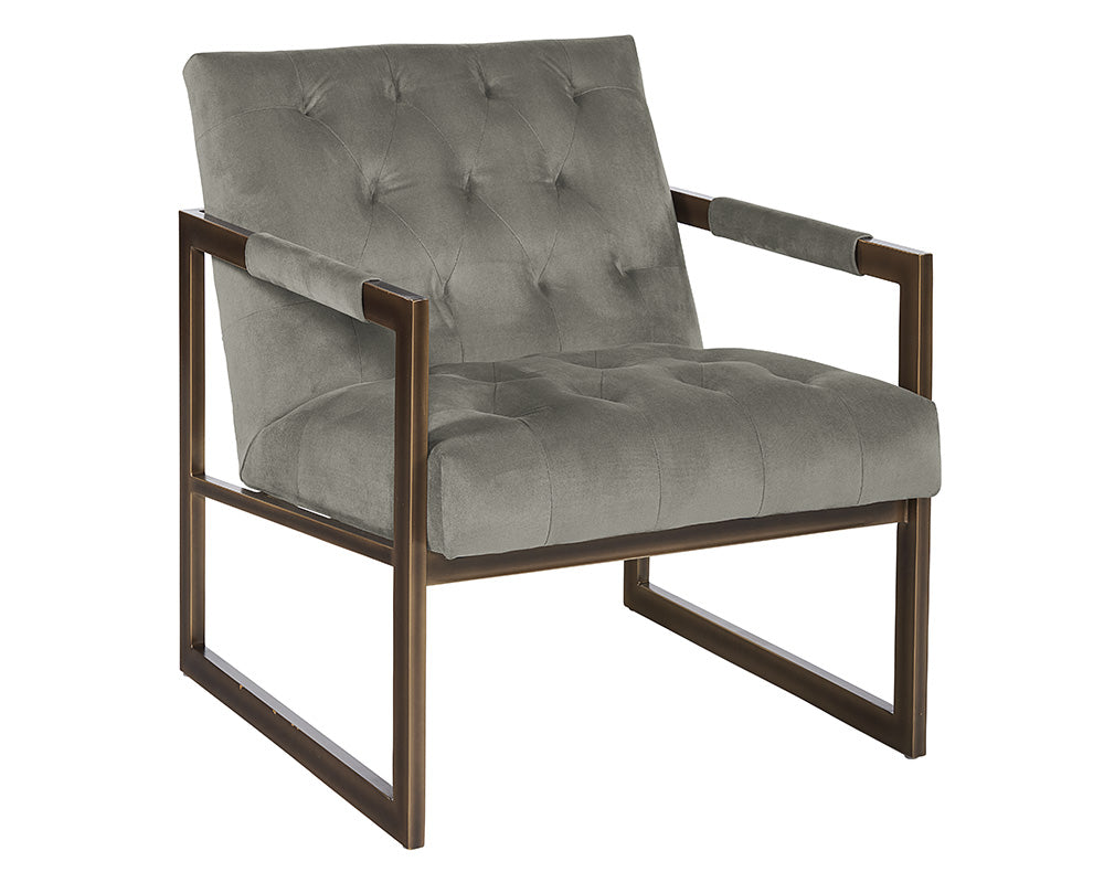 Sunpan Monde Armchair - Antonio Charcoal