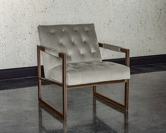 Sunpan Monde Armchair - Antonio Charcoal