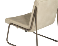 Sunpan Anton Lounge Chair - Bravo Cognac/Bravo Cream/Vintage Black