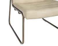 Sunpan Anton Lounge Chair - Bravo Cognac/Bravo Cream/Vintage Black