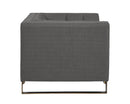 Sunpan Parker Armchair - Zenith Graphite Grey/Soft Grey
