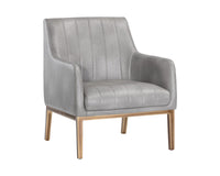 Sunpan Wolfe Lounge Chair in Beige Linen/Bravo Cream/Bravo Metal/Vintage Black/Vintage Blue/Vintage Cognac