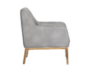 Sunpan Wolfe Lounge Chair in Beige Linen/Bravo Cream/Bravo Metal/Vintage Black/Vintage Blue/Vintage Cognac
