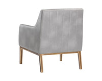 Sunpan Wolfe Lounge Chair in Beige Linen/Bravo Cream/Bravo Metal/Vintage Black/Vintage Blue/Vintage Cognac