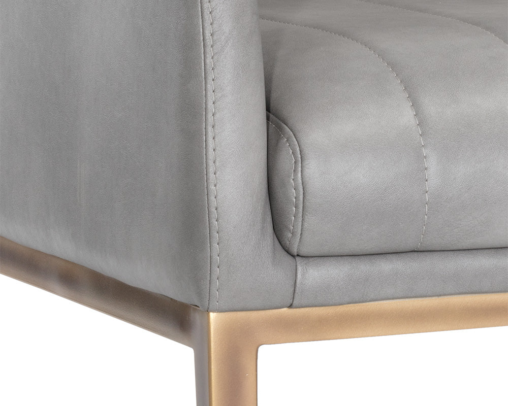 Sunpan Wolfe Lounge Chair in Beige Linen/Bravo Cream/Bravo Metal/Vintage Black/Vintage Blue/Vintage Cognac