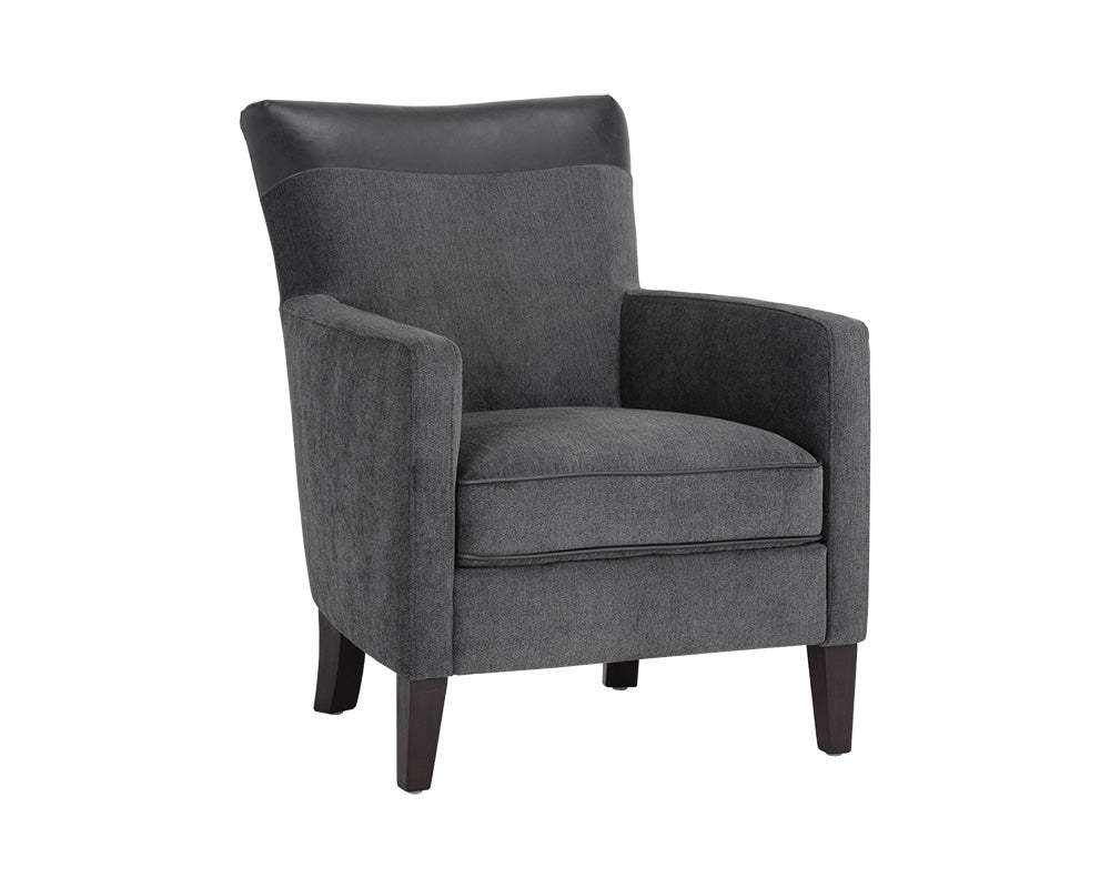 Sunpan Darren Modular - Left/Right Armchair In Smokescreen