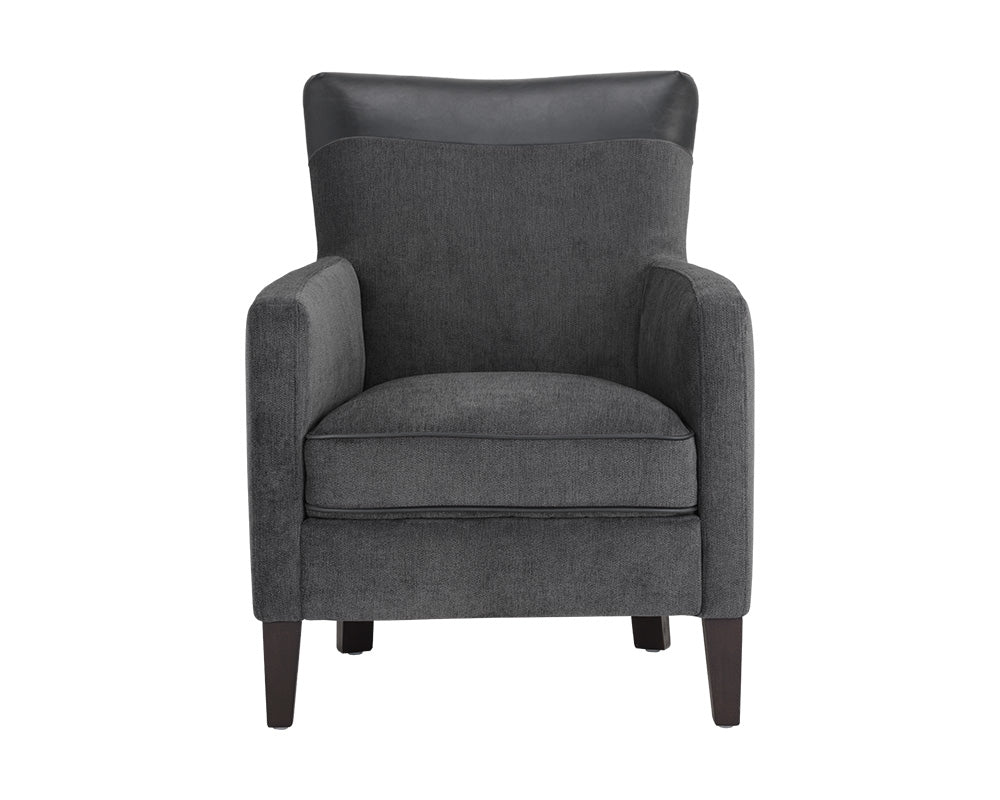 Sunpan Darren Modular - Left/Right Armchair In Smokescreen