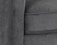 Sunpan Darren Modular - Left/Right Armchair In Smokescreen