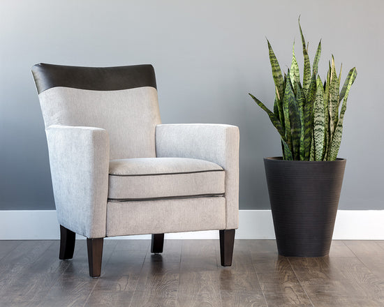 Sunpan Darren Modular - Left/Right Armchair In Smokescreen