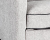 Sunpan Darren Modular - Left/Right Armchair In Smokescreen