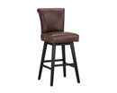 SUNPAN Hamlet Swivel Barstool - Havana Dark Brown