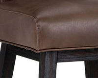 SUNPAN Hamlet Swivel Barstool - Havana Dark Brown
