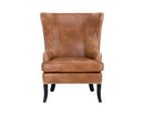 Sunpan Royalton Lounge Chair - Castillo Cream/Tobacco Tan/Overcast Grey