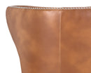 Sunpan Royalton Lounge Chair - Castillo Cream/Tobacco Tan/Overcast Grey