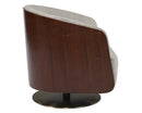 Sunpan Arnelle Swivel Lounge Chair in Polo Club Stone