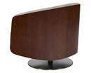 Sunpan Arnelle Swivel Lounge Chair in Polo Club Stone