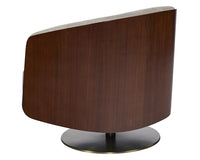 Sunpan Arnelle Swivel Lounge Chair in Polo Club Stone