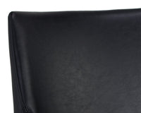 Sunpan Bernadette Dining Armchair - Bravo Admiral/Bravo Black/Bravo Cognac/Kendall Grey