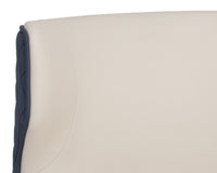 Sunpan Gianni Dining Chair - Dillon Cream and Dillon Thunder/Dillon Stratus and Dillon Black