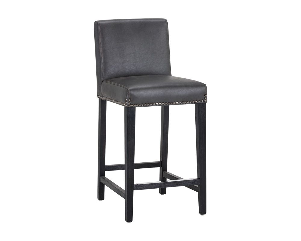 SUNPAN Brooke Counter Stool - Bravo Portabella/Ivory