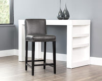 SUNPAN Brooke Counter Stool - Bravo Portabella/Ivory