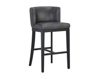 Sunpan Hayden Barstool - Bravo Cream/Bravo Portabella/Marble/Quarry