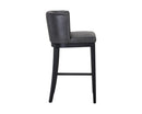 Sunpan Hayden Barstool - Bravo Cream/Bravo Portabella/Marble/Quarry