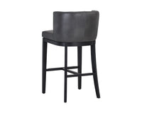 Sunpan Hayden Barstool - Bravo Cream/Bravo Portabella/Marble/Quarry