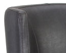 Sunpan Hayden Barstool - Bravo Cream/Bravo Portabella/Marble/Quarry