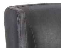 Sunpan Hayden Barstool - Bravo Cream/Bravo Portabella/Marble/Quarry