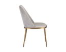 Sunpan Dover Dining Chair - Bravo Portabella and Sparrow Grey / Napa Stone and Polo Club Stone
