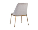 Sunpan Dover Dining Chair - Bravo Portabella and Sparrow Grey / Napa Stone and Polo Club Stone