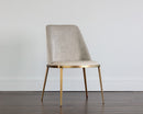 Sunpan Dover Dining Chair - Bravo Portabella and Sparrow Grey / Napa Stone and Polo Club Stone