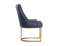 Sunpan Florence Dining Chair - Bravo Admiral/Metal