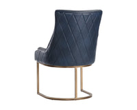 Sunpan Florence Dining Chair - Bravo Admiral/Metal