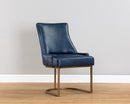 Sunpan Florence Dining Chair - Bravo Admiral/Metal