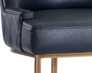 Sunpan Florence Dining Chair - Bravo Admiral/Metal